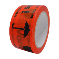 Packband "Vorsicht Glas" leuchtorange