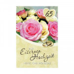 Grußkarte Eiserne Hochzeit