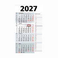 4-Monats-Kalender mit Memo 2027