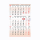 3-Monats-Wandkalender 2027 rot