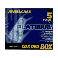 CD & DVD-Leerbox-Pack Jewelcase 5er